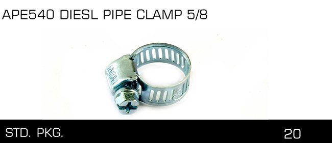 APE540 DIESL PIPE CLAMP 5 8